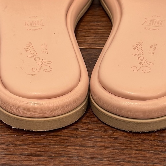 SEYCHELLES Women’s Bellissima Blush Pink Flat Slides Size 10 - Picture 4 of 7